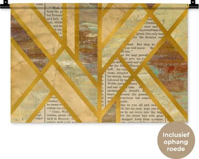 Produktbild von MuchoWow® Wandteppich Wandbehang Vintage - Marmor - Design 60x40 cm Tapisserie Dekoration Wandtuch - Wanddekorationen