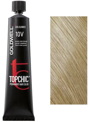 Produktbild von Goldwell Topchic The Blondes, Blond, 10V, Pastel Violet Blonde, Unisex, 60 ml, Alle Haare
