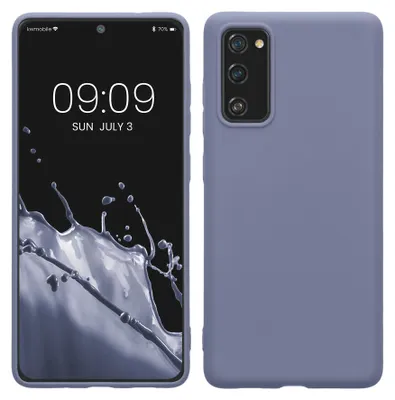 Produktbild von kwmobile Handyhülle für Samsung Galaxy S20 FE Hülle - TPU Case - Kabelloses Laden - Schutzhülle Cover in Lavendelgrau matt