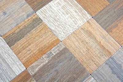 Produktbild von Handmuster Mosaikfliese selbstklebend Aluminium grau beige metall Holzoptik MOS200-2422_m