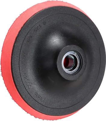 Produktbild von Klett Schleifteller 125mm ohne Aufnahme-Adapter für Bohrmaschine Winkelschleifer