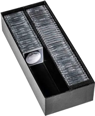 Obrázek produktu pro Archivní box LOGIK pro kapsle a držáky mincí QUADRUM, černý