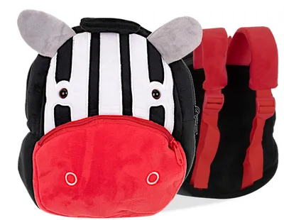 Produktbild von KIK KX7427 Kinder-Plüschrucksack Zebra