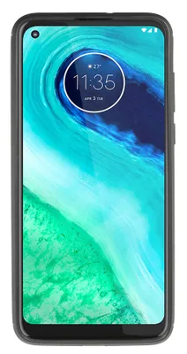 Produktbild von cofi1453 Silikon Hülle Carbon kompatibel mit MOTOROLA MOTO G8 POWER TPU Case Soft Handyhülle Cover Schutzhülle Schwarz