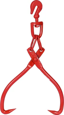 Produktbild von Lesnické kleště XPOtool pro kmeny stromů do 508 mm, tažná síla 1000 kg, kleště na dřevo, zvedací kleště, balicí kleště se 2 upínacími trny