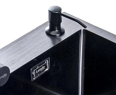 Imagen del producto de Fregadero dispensador de jabón Lendo Online Acero inoxidable 300ml