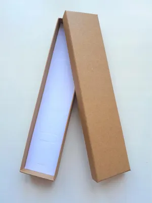 Image de longue éco-boîte beige emballage 20 x 4,5