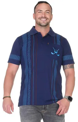 Produktbild von Herren Poloshirt Sommer Polo-Hemd Kurzarm, Dunkelblau/L/50