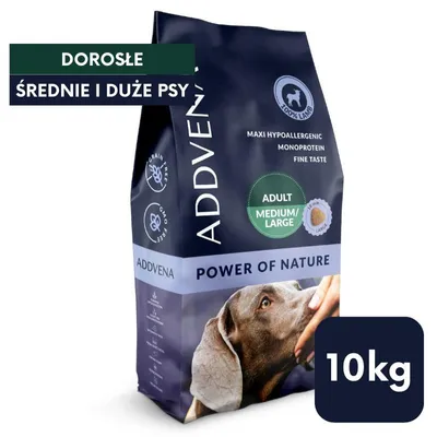 Immagine prodotto di ADDVENA POWER OF NATURE per cani adulti di razze medie e grandi 10kg