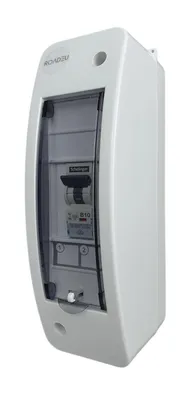 Produktbild von RoadEu - Leitungsschutzschalter, Stromverteiler B10A 1P 230V - Leistungsschalter, Sicherungskasten, Aufputz Verteiler