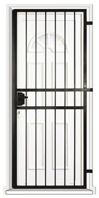 Image de Grille porte Droite -1 vantail pour encadrure H=230 cm x L=110 cm (côte tableau)