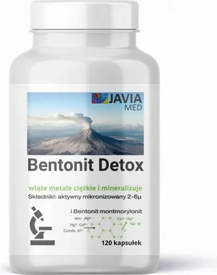 Obrázek produktu pro JAVIA Bentonite Detox (120 kapslí)