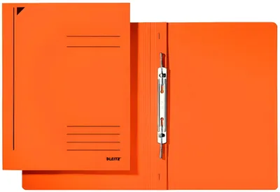 Immagine prodotto di Leitz 3040-00-45 3040 raccoglitore a spirale - A4, 250 fogli, pinzatura, cartone riciclato, arancione