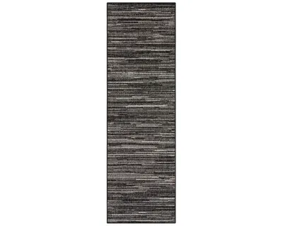 Zdjęcie produktu dla Dywan na taras 160x230cm, czarno kremowy dwustronny płasko tkany sznurkowy