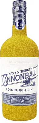 Produktbild von Edinburgh Cannonball Gin 0,7l 700ml (57,2% Vol) - Bling Bling Glitzer Glitzerflasche - gold -[Enthält Sulfite]