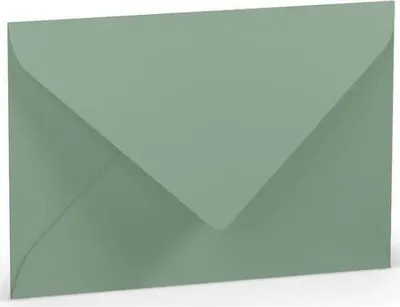 Produktbild von RÖSSLER 16402067 Briefhülle Paperado - B6, 100 g/qm, eucalyptus gerippt, Seidenfutter