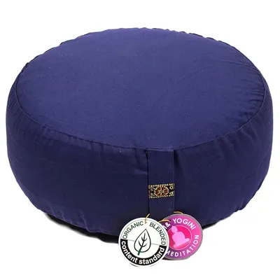 Obrázok produktu pre Meditačný vankúšik Indigo organická bavlna (ocs) - 33x17cm; ± 2300 g