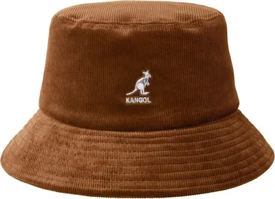 Kangol Unisex modischer Cord Bucket Fischer Hut in braun