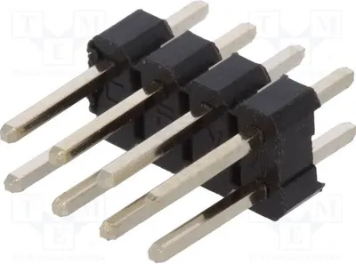 Produktbild von Stiftleiste; Stift; männlich; PIN: 8; gerade; 2,54mm; THT; 2x4; L.3mm DS1021-2*4SF1-1 Stiftleisten und -Buchsen