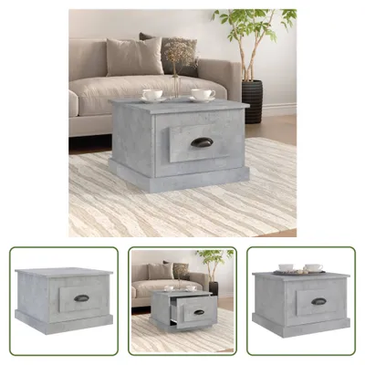 Produktbild von The Living Store Couchtisch Betongrau 50x50x35 cm Holzwerkstoff