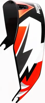 Immagine prodotto di Spoiler Aerodimanico Posteriore Nero Lucido Casco Nolan X-804 RS U.C Colore 28