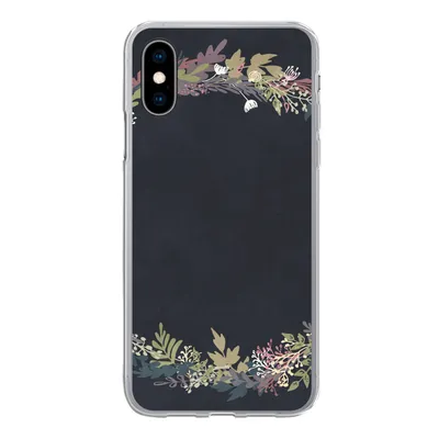 Produktbild von MuchoWow® Handyhülle Schutzhülle Hülle für iPhone X Girlande - Pastell - Sommer Silikon Softcase Handy Hülle - Handyhülle