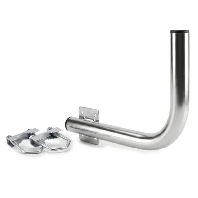 Image de Extralink Support balcon droit pour antenne satellite, avec étriers M8, acier galvanisé
