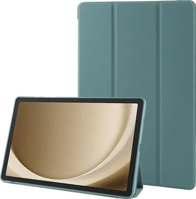 Produktbild von Mobigear Tri-Fold Gel  Samsung Galaxy Tab A9 Plus (2023) Hülle TPU,Kunstleder Klapphülle - Grün