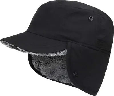 Produktbild von Winter Cap Warme Mütze mit Ohrenklappen - 100% Nylon & Kunstpelz
