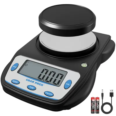 Digitale Laborwaage 600 g x 0,01 g, Präzisionswaage, schwarz