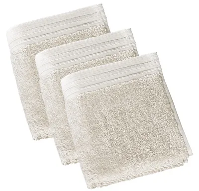 Produktbild von gästehandtücher 50 x 30 cm Baumwolle beige 3 Stück
