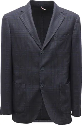 Immagine prodotto di L9551 Giacca Uomo Santaniello Man Wool Blend Jacket Drop 7 Blue