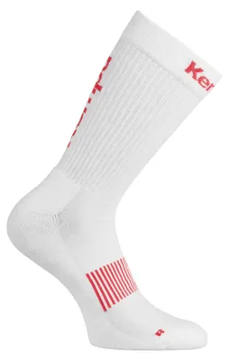 Produktbild von Kempa Logo Classic Socken - Größe: 36-40, weiß/rot, 200354101