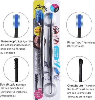 Produktbild von COOL-i ® Ohrenreiniger, Japanischer Rotary Ohrenreiniger, Blau