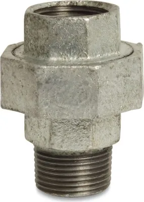 Produktbild von Gewindefitting Temperguss Verschraubung Typ Konisch 2" IG x 2" AG