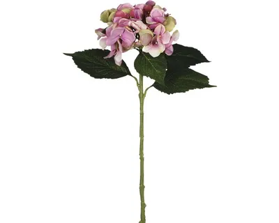 Zdjęcie produktu dla Sztuczny kwiat hortensji różowy 51 cm