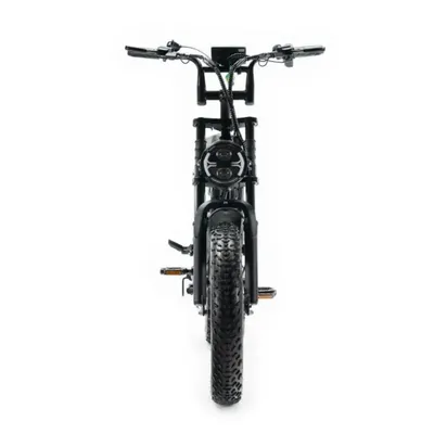 Produktbild von OUXI C80 Max Elektrisches Fatbike – Alarmanlage – NFC - 20 Zoll – 250W Motor – 7 Gänge – 120 km Reichweite – Hydraulische Scheibenbremsen - Schwarz