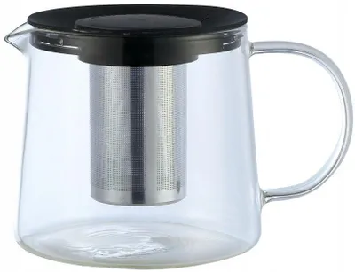 Produktbild von Kinghoff Glas Teekanne mit Edelstahlfilter, 1L