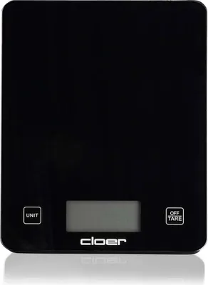 Produktbild von Cloer 6870 Digitale Küchenwaage für bis zu 10 kg, Zuwiegefunktion, Gewichtsmessung in 1g Schritten, Mengenangabe in Gramm, Milliliter oder Unze