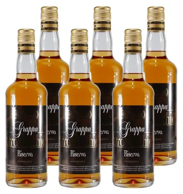 Produktbild von Villa Mazzolini Grappa Stravecchia Riserva (6 x 0,7L)