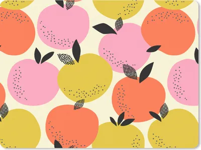 Produktbild von MuchoWow® Mauspad Mousepad Orange - Sommer - Muster 23x19 cm - Mousepads - Maus Mat - Pad - Mausunterlage - Schreibtischunterlage - Mauspad