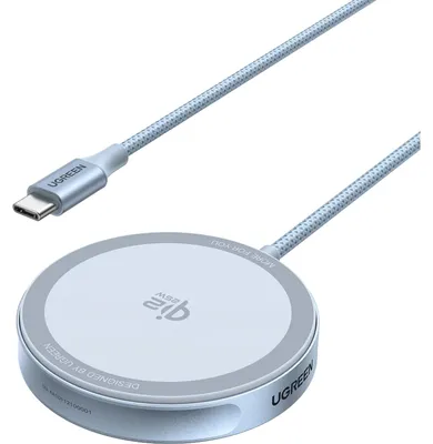Produktbild von Ugreen MagFlow, Auto, USB, Kabelloses Aufladen, Grau