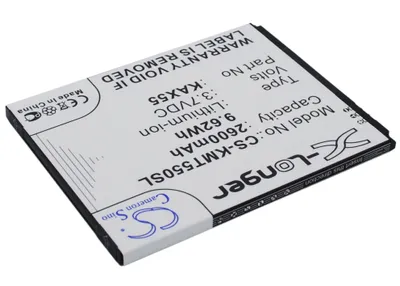 Produktbild von TECHTEK Akku Kompatibel mit [KAZAM] Trooper X5.5 Ersetzt KAX55, für KAX55-BKBAK007752