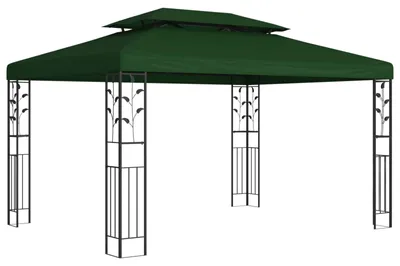 Immagine prodotto di Gazebo 3,97 x 2,96 x 2,68 m Verde Poliestere e Acciaio