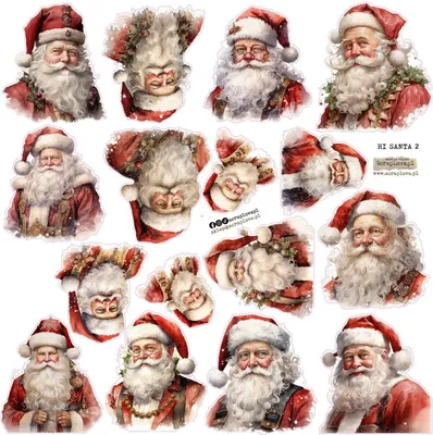 Produktbild von AUFKLEBER - ScrapLove - Hallo Weihnachtsmann 2