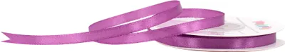 Produktbild von Satinband 6mm x 25m Rolle Pflaume