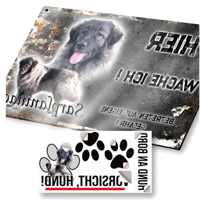 Produktbild von Hinweis Hund Sarplaninac 29/18 cm