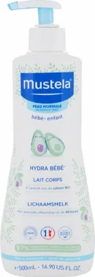 Image de Hydra Bébé Lait Corporel Lait Corporel pour Enfants 500 - Mustela