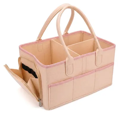 Produktbild von Luiertafel Organizer, beige, 36x23x18 cm, für Babybedarf