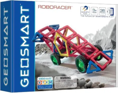 Produktbild von GeoSmart magnetisches Konstruktionsspielzeug Roboracer STEM Auto